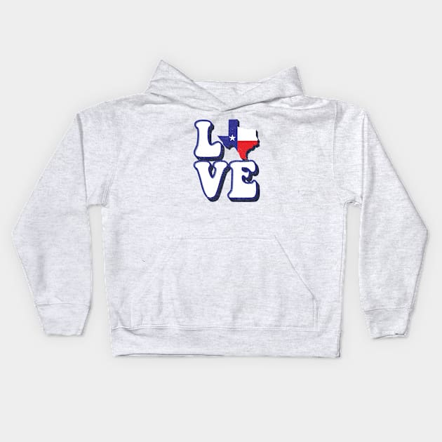 Love Texas Kids Hoodie by RFTR Design